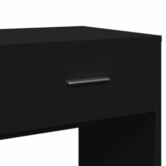 Kaptafel met spiegel 80x39x80 cm zwart 8