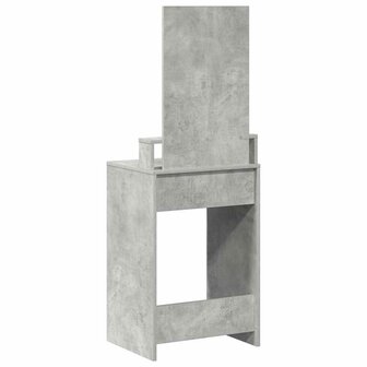 Kaptafel met lade Betongrijs 50 x 41 x 140 cm Bewerkt hout 8