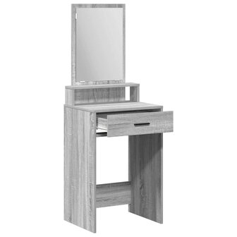 Kaptafel met lade Grijs sonoma 50 x 41 x 140 cm Bewerkt hout 5