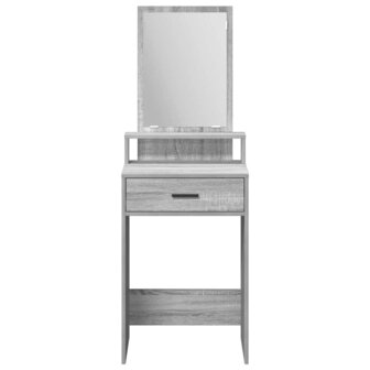 Kaptafel met lade Grijs sonoma 50 x 41 x 140 cm Bewerkt hout 6