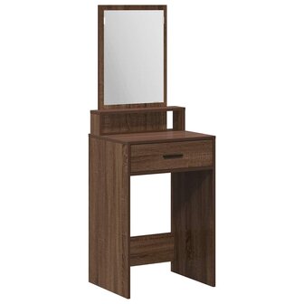 Kaptafel met lade Bruin Eiken 50 x 41 x 140 cm Bewerkt hout 2