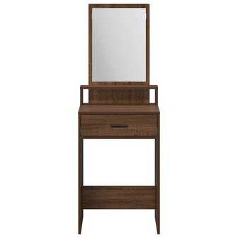 Kaptafel met lade Bruin Eiken 50 x 41 x 140 cm Bewerkt hout 6