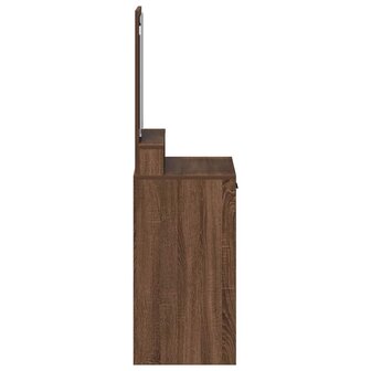 Kaptafel met lade Bruin Eiken 50 x 41 x 140 cm Bewerkt hout 7