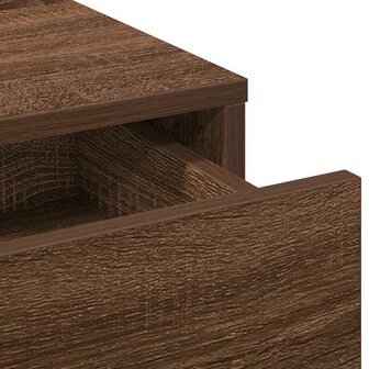 Kaptafel met lade Bruin Eiken 50 x 41 x 140 cm Bewerkt hout 9