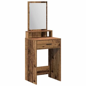Kaptafel met lade Oud Hout 50 x 41 x 140 cm Bewerkt hout 2
