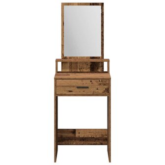 Kaptafel met lade Oud Hout 50 x 41 x 140 cm Bewerkt hout 6