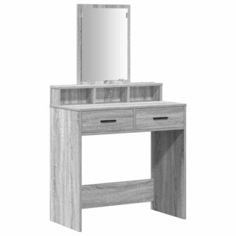 Kaptafel met lade Grijs Sonoma 79 x 41 x 140 cm Bewerkt hout 2