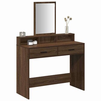 Kaptafel bruin eikenkleur 100 x 41 x 140 cm Bewerkt hout 3