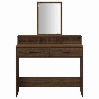 Kaptafel bruin eikenkleur 100 x 41 x 140 cm Bewerkt hout 6