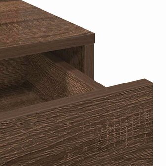 Kaptafel bruin eikenkleur 100 x 41 x 140 cm Bewerkt hout 9