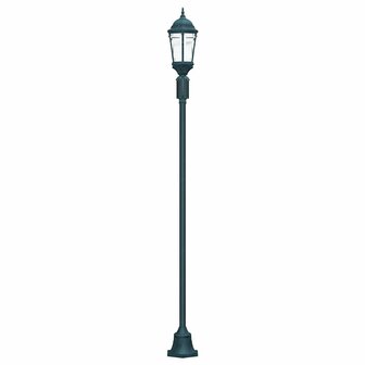 Tuin Lantaarnpaal Donkergroen Aluminium en Glas 5
