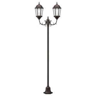 Tuin Lantaarnpaal Brons Aluminium en Glas 4