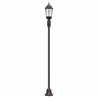 Tuin Lantaarnpaal Brons Aluminium en Glas 5