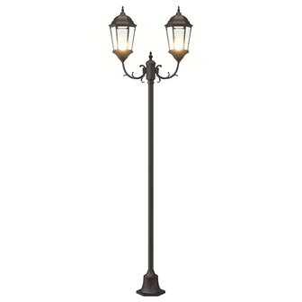Tuin Lantaarnpaal Brons Aluminium en Glas 8