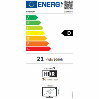 Smart TV Daewoo 32DM95HV 32&quot; HD LED Wireless HDR10 Direct-LED 3
