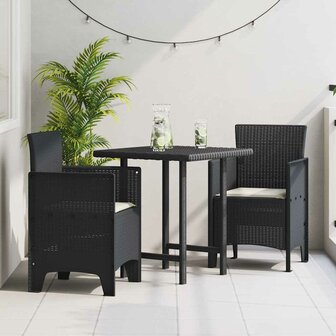 Tuinstoel 2 pcs Antraciet 53 x 49 x 85 cm PP 1