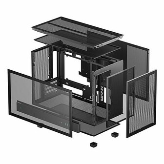 ATX Semi-toren BehuizingDEEPCOOL R-CH260-BKNGM0-G-1 Zwart 5