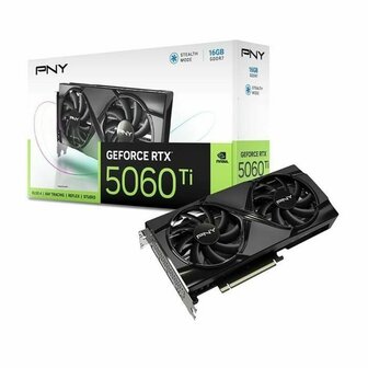 Videokaart PNY geforce rtx 5060 ti 16 GB GDDR7 2