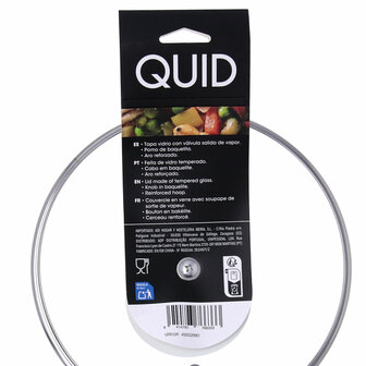 Pannedeksel Quid Renova Transparant Glas &Oslash; 20 cm (6 Stuks) 4