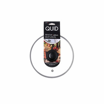 Pannedeksel Quid Renova Transparant Glas &Oslash; 22 cm (6 Stuks) 6