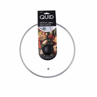 Pannedeksel Quid Renova Transparant Glas &Oslash; 30 cm (6 Stuks) 6