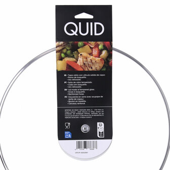 Pannedeksel Quid Renova Transparant Glas &Oslash; 30 cm (6 Stuks) 8