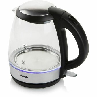 Waterkoker DOMO DO9218WK Zilverkleurig Roestvrij staal Kristal 2200 W 1,2 L 1
