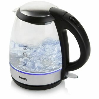 Waterkoker DOMO DO9218WK Zilverkleurig Roestvrij staal Kristal 2200 W 1,2 L 3
