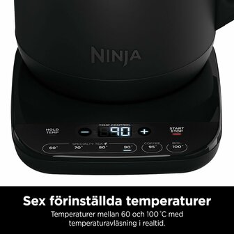 Waterkoker NINJA KT200EU Zwart Roestvrij staal 3000 W 1,7 L 5