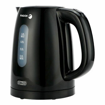 Waterkoker Fagor teya noir 2200 W 1 L Zwart Roestvrij staal Plastic 3