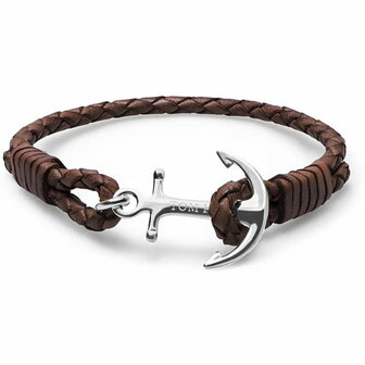 Tom Hope TM0211 Leer (M) Heren armband 1