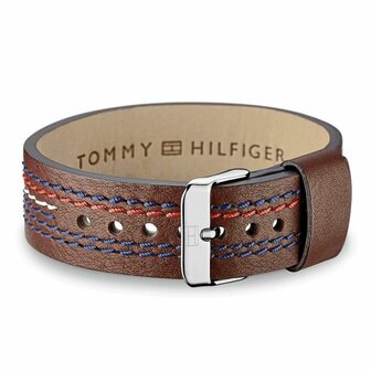 Tommy Hilfiger 2700685 Leer 22 cm Heren armband 1