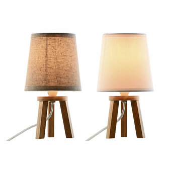Bureaulamp Home ESPRIT Bruin 13 x 13 x 24 cm (2 Stuks) 4