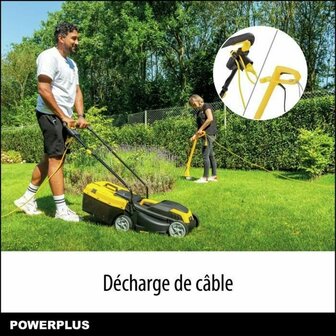 Elektrische grasmaaier Powerplus POWXG62205T 1300 W 220-240 V 32 cm 32 L 6