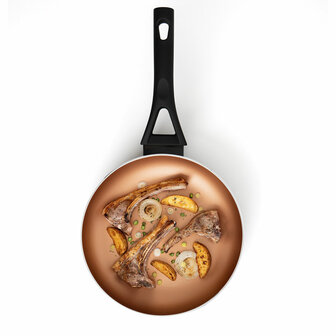 Pan Pyrex Action Gestampt aluminium Koper 24 cm 4