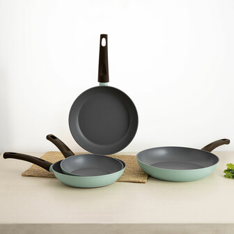 Pan Quid Ozon Groen Metaal Gehard aluminium &Oslash; 24 cm 2