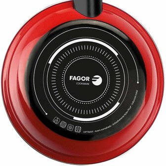 Pan FAGOR Optimax Rood Ge&euml;mailleerd Staal (&Oslash; 26 cm) 2