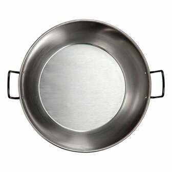 Diepe Pan met Handvat Vaello Gepolijst Staal (&Oslash; 30 cm) 2