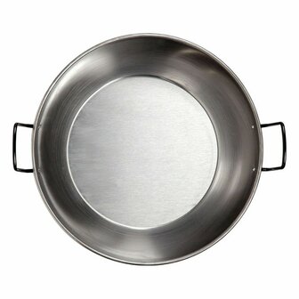 Diepe Pan met Handvat Vaello Gepolijst Staal (&Oslash; 34 cm) 2