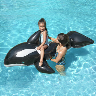 Bestway Opblaasbare Gigantische Wal Figuur met Handgrepen 203x102 cm +3 Jaar Strand en Zwembad 41009 3