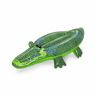 Bestway Opblaasbare Krokodil Figuur met Handgrepen 152x71 cm +3 Jaar Strand en Zwembad 41477 1
