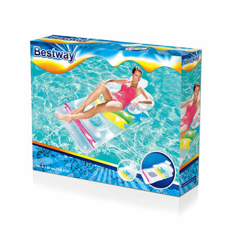 Bestway Opblaasbare Stoel Verfrissende Voeten 165x89cm Strand en Zwembad 43011 3