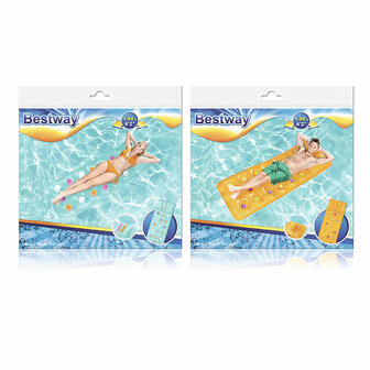 Bestway Luchtmatras Fashion Color Assortiment 188x71 cm Strand en Zwembad 43014 2