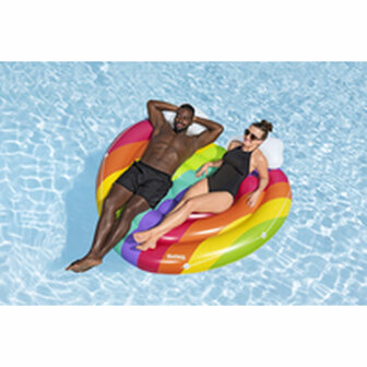 Bestway Opblaasbaar Drijvend Eiland Regenboog 175x163 cm Strand en Zwembad 43722 5