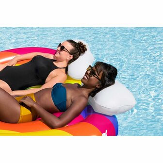 Bestway Opblaasbaar Drijvend Eiland Regenboog 175x163 cm Strand en Zwembad 43722 6