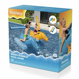Bestway Drijvend Spel Rhinoceros 153x77 cm +3 Jaar Zwembad 41522 4