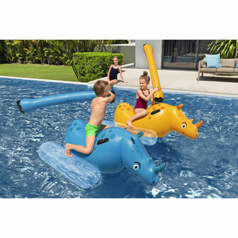 Bestway Drijvend Spel Rhinoceros 153x77 cm +3 Jaar Zwembad 41522 6