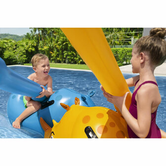 Bestway Drijvend Spel Rhinoceros 153x77 cm +3 Jaar Zwembad 41522 7