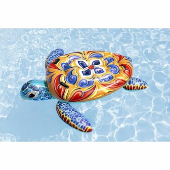 Bestway Opblaasbare Schildpad Mediterranea met Handvatten 183x173 cm +3 Jaar Strand/Piscine 4