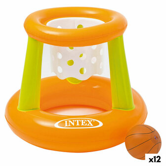 Opblaasbare Spel Intex Basketbalbasket 67 x 55 x 67 cm (12 Stuks) 1